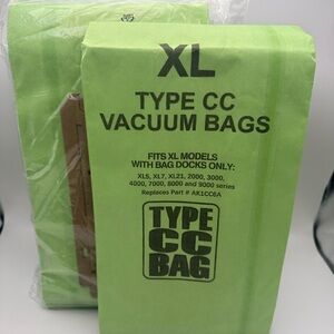 Oreck XL Type CC Vacuum Bags Open Pack of 15 Bags Part AK1CC6A